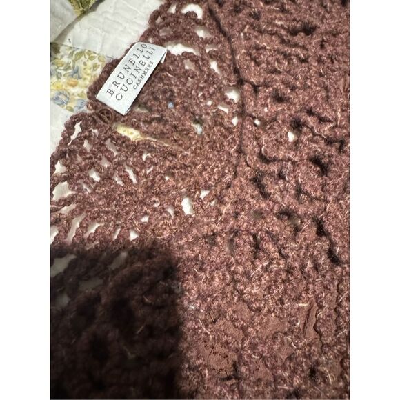 Brunello Cucinelli Cashmere knit top brown - Picture 3 of 15